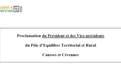 Le Conseil syndical du PETR Causses et Cévennes s’installe et réélit Sylvie Pavlista à sa présidence
